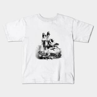 Three female friends talking Kids T-Shirt